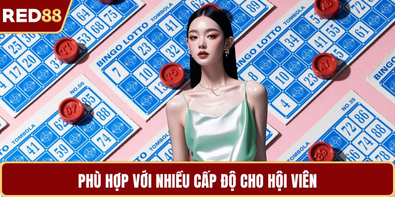 Phù hợp với nhiều cấp độ cho hội viên